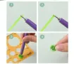 set 5 herramientas enrolladores para plegado papel filigranas quilling origami diferentes medidas 2