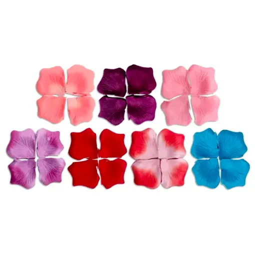 petalos rosa tela bolsa x144 unidades variedad colores 0