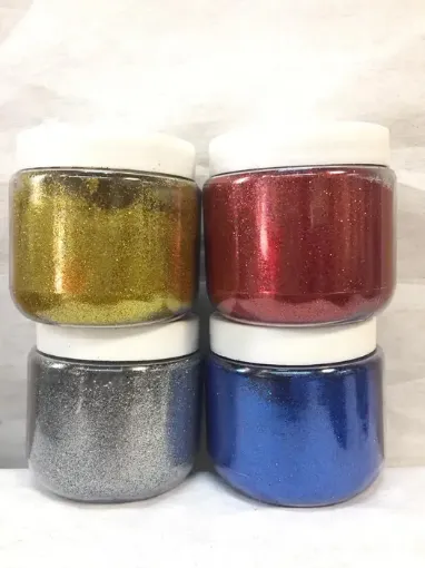 brillantina polvo pote 150grs varios colores 0
