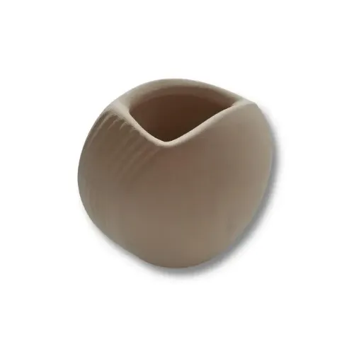 florero ceramica forma ovalo boca triangular no 24 0