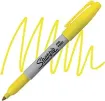 marcador permanente sharpie punta fina color amarillo 0