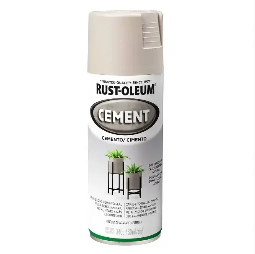 aerosol rust oleum esmalte efecto cemento 340grs 0