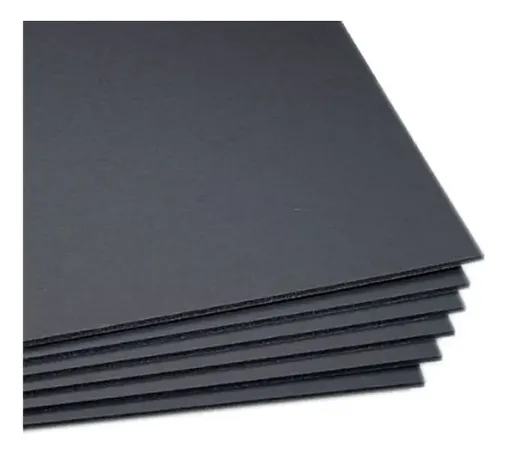 La Casa del Artesano-Carton pluma de 5mm. Foamboard SINOFIRM SFH006 de  30x42cms A3 color Negro