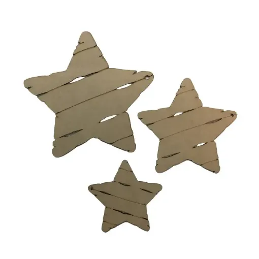 calado mdf t3 10cms serie peanas country modelo estrella 0