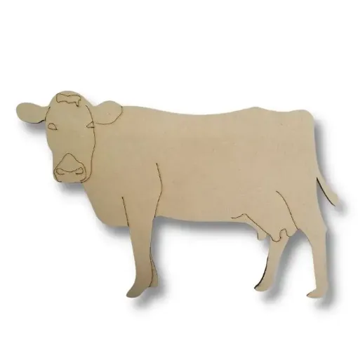 calado mdf t7 30cms serie animales granja varios modelo vaca 0