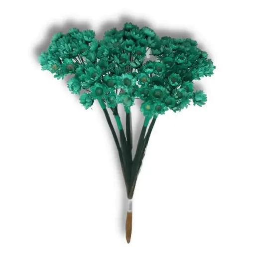 diamantinas colores primera calidad ramo grande color verde aqua esmeralda 0