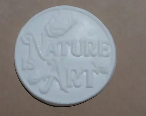 aplique porcelana flexible modelo aplique circular nature art 7 5cms por unidad 0