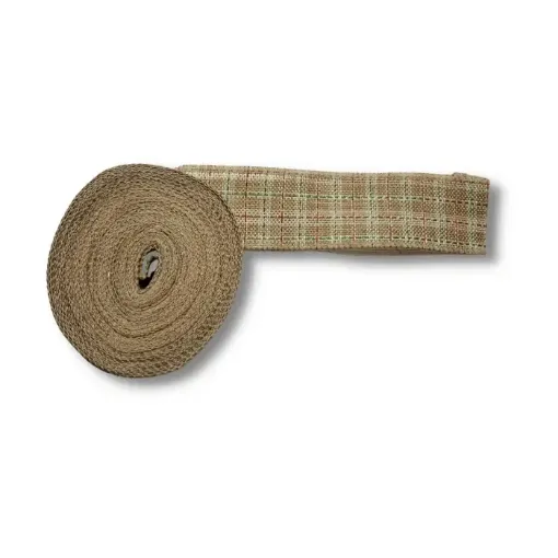 cinta arpillera borde puntilla 5 cms ancho rollo 10 mts modelo 6 0