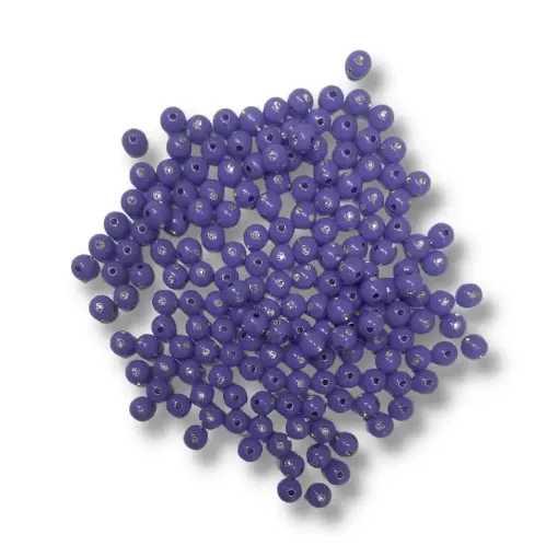 cuentas plastico bolitas 5mms strass paquete 25grs color violeta 0