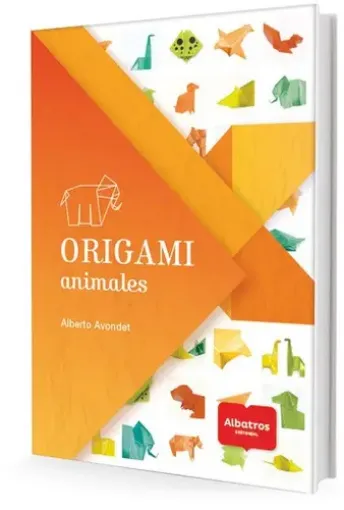 libro origami editorial albatros por alberto avondet 63 pags 17x24cms tapa animales 0