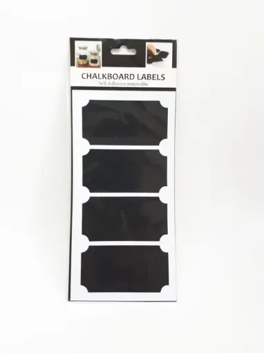 stickers etiquetas pizarra adhesivas 5 9cms 4 unidades 4 ovalos 0