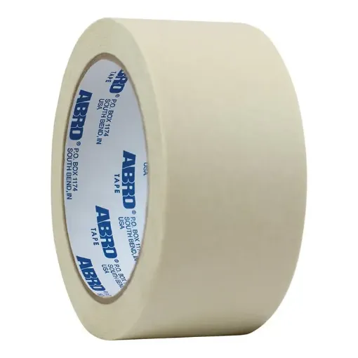 La Casa del Artesano-Cinta de papel adhesiva enmascarar multiproposito  masking tape ABRO ancho 48mms en rollo de 30yds=27.5m