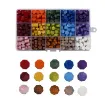 cera cuentas octogonales 9mms para sellos 15 colores diferentes x30 unidades aprox por color 1