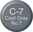 tinta recarga para marcadores copic various ink x25ml color c7 cool gray nro 7 1