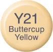 tinta recarga para marcadores copic various ink x25ml color y21 buttercup yellow 1
