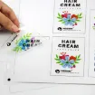 papel fotografico autoadhesivo pet transparente para hacer etiquetas colorfly a4 10 unidades 1