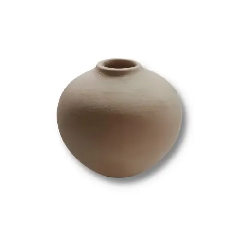florero ceramica molde tipo botellon bajo 18x18x17cms 0