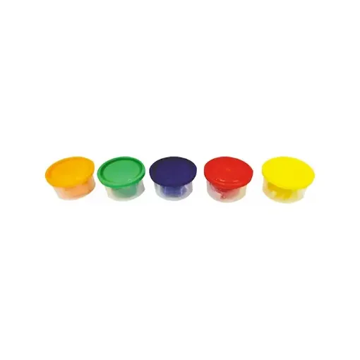 masa modelar play dough set 5 potes 100grs colores i 035 0