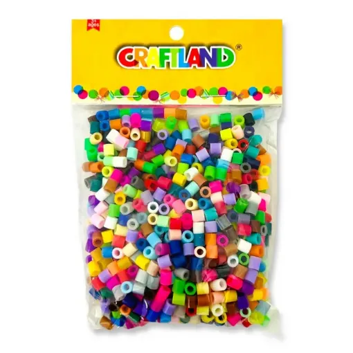cuentas plastico colores 5mms craftland x50grs multicolor rm181 0