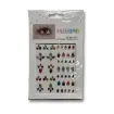 sticker facegems set apliques 3d nail art corporales 11x18cms modelo nro 6 0