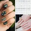 sticker facegems set apliques 3d nail art corporales 11x18cms modelo nro 5 2