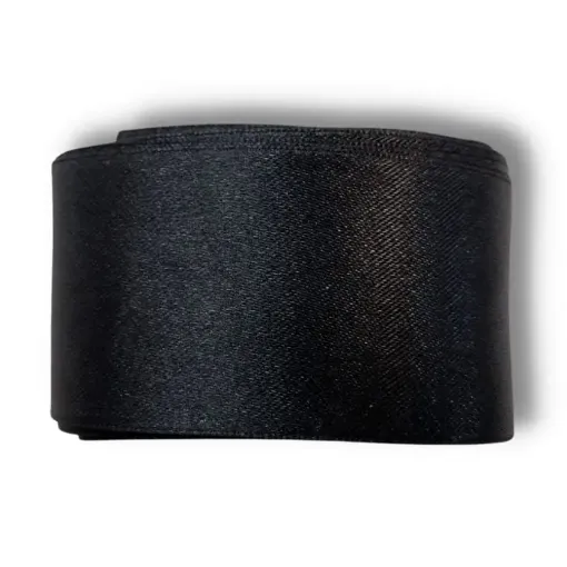 cinta raso doble faz acrocel no 12 50mm por 5mts color negro 0