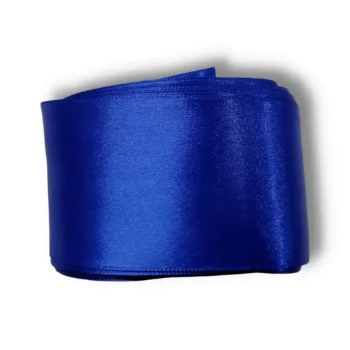 cinta raso doble faz acrocel no 12 50mm por 5mts color azul 0