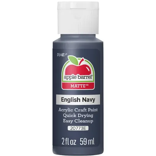 pintura acrilica mate acrylic paint apple barrel 2oz 59ml color 20773e english navy marina inglesa 0