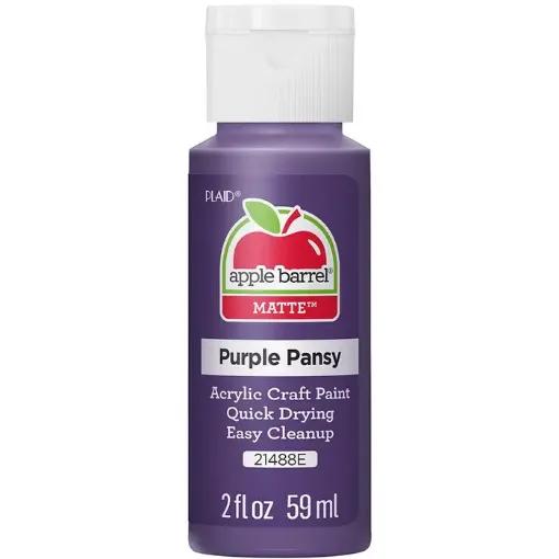 pintura acrilica mate acrylic paint apple barrel 2oz 59ml color 21488e purple pancy violeta pensamient 0