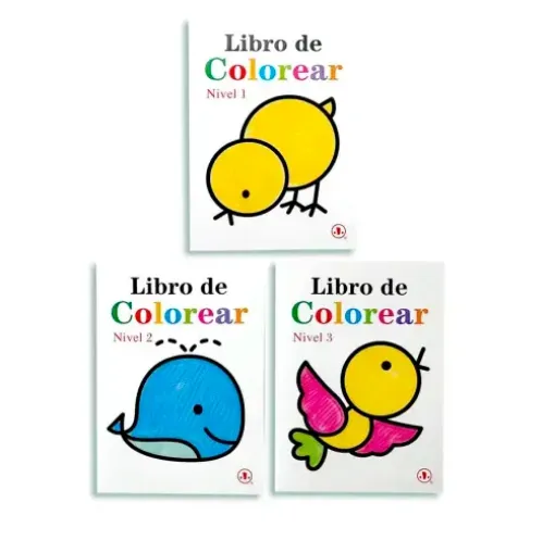 libro para colorear infantil x32 paginas 19x26cms varias tapas 0
