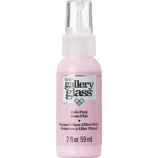 gallery glass stained effect pintura vitral traslucida folk art 2oz 59ml color 20039 pale pink rosa pal 0