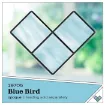 gallery glass stained pintura vitral traslucida folk art 2oz 59ml color 19705 blue bird azul pajaro 1