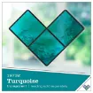 gallery glass stained pintura vitral traslucida folk art 2oz 59ml color 19732 turquoise turqueza 1