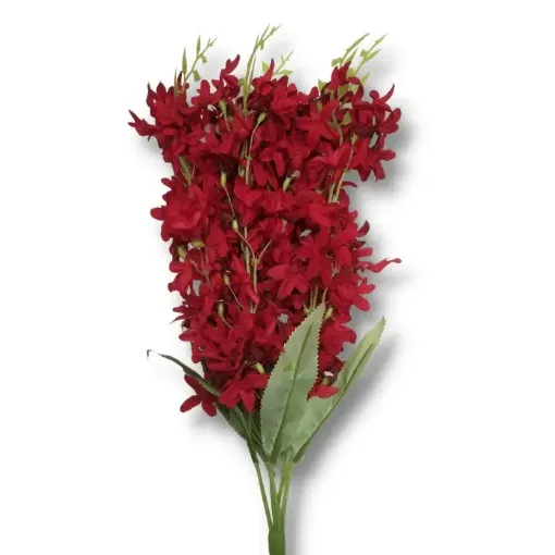 ramo flores artificiales jazmin chino x5 55cms a2560 color rojo 0