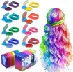 tiza para pelo cabello temporary hair chalk scenic girl press slide color varios colores 1