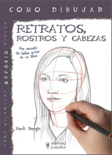 libro como dibujar retratos rostros cabezas editorial hispano europea 20x27cms 32pags 0
