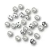 boton para coser media perla imitacion 8mms por 25 unidades plata perla color natural 0