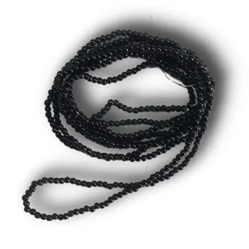 hilo perlas sueltas 2mms 150cms color negro 0