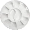 paleta gode porcelana blanca circular lavable profesional meeden dgykp24 18cms 12 reparticiones 1
