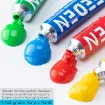 set 12 acrilicos premium pomo 22ml no toxicos sin acidos meeden x12 colores vibrantes 2