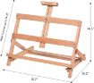 Imagen de Atril de mesa premium soporte Estudio madera de Haya "MEEDEN" modelo TBES-6010-YM  de 40x33.5x37 a 56cms 