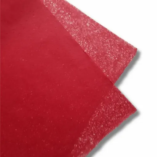papel artesanal fibras lunar 20grs 64x47cms x3 unidades color rojo 0