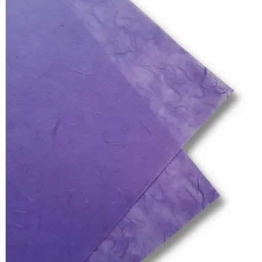 papel artesanal fibras 25grs 64x47cms x3 unidades color violeta 0