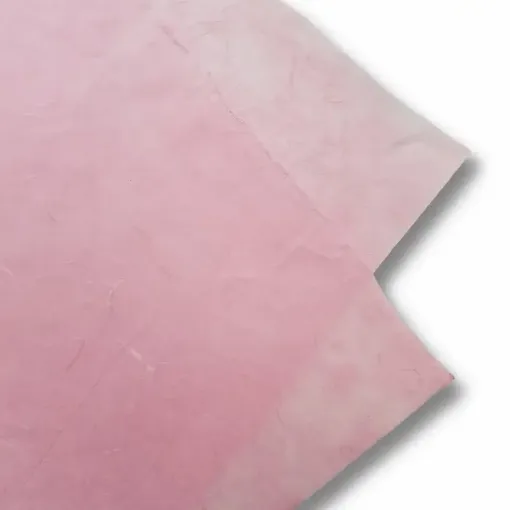 papel artesanal fibras 25grs 64x47cms x3 unidades color rosado 0