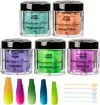 pigmentos concentrados polvo para resina epoxi lets resin kit 5 colores termocromicos x3grs 0