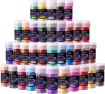 Imagen de Pigmentos para resina velas maquillaje jabones polvo de mica "LETS RESIN" kit de 36 colores x5gr