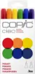 set marcadores profesional copic ciao alcohol doble punta set 6 colores tonalidades primarios 0