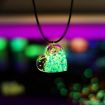 Imagen de Purpurina gruesa glitter para resina epoxi "LETS RESIN" Glow in the Dark luminosa Verde x100grs