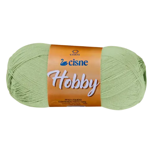 lana 100 acrilica cisne hobby ideal para crochet madeja 100grs color 00005 verde palido 0