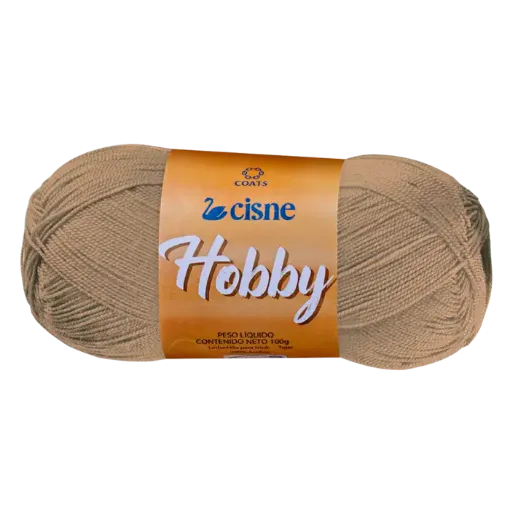 lana 100 acrilica cisne hobby ideal para crochet madeja 100grs color 00006 marron 0